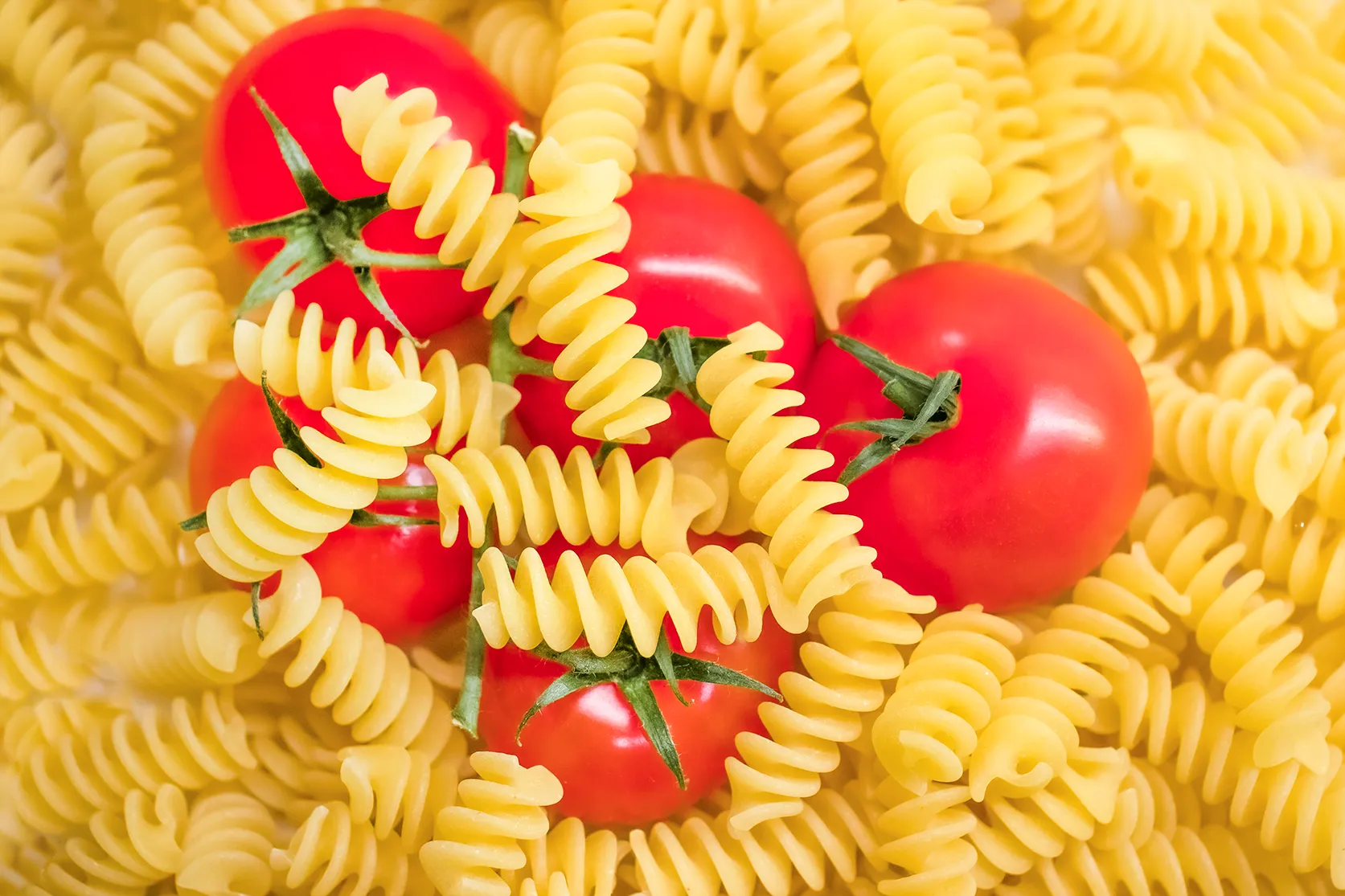 Tomatoes and Pasta Fusilli